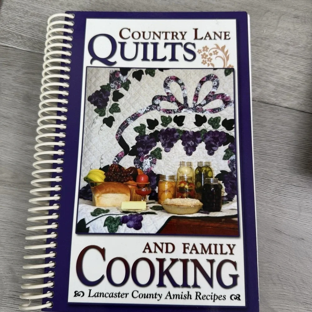 Lot 6 Spiral Cookbooks Country Lane Quilts Land Of Cotton Virginia Hospitality